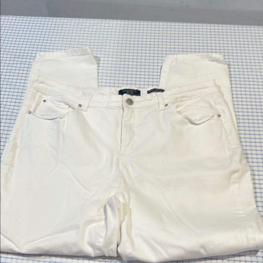 Charter Club Women's White Skinny Jeans